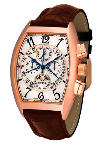 FRANCK MULLER Cintree Curvex Perpetual Calendar Moon Phase 8880 CC QP B RG Replica Watch